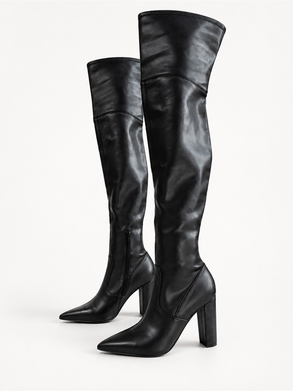 Marc Fisher LTD Black Over-the-Knee Pointed Toe Boots Size 8M